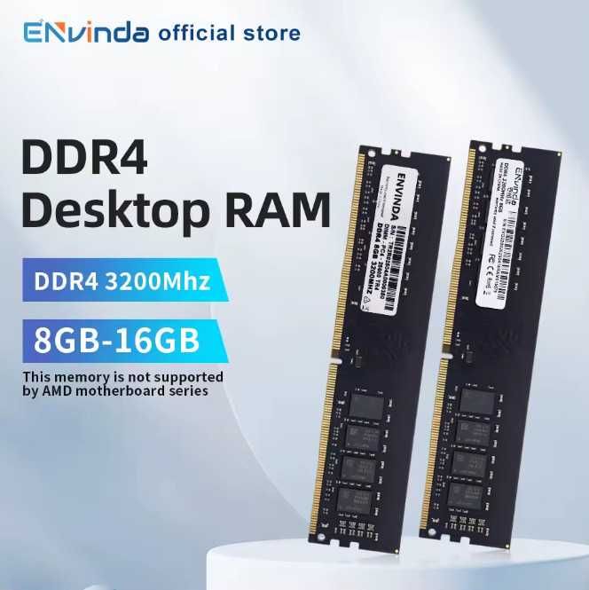 Оперативная память ENVINDA DDR4 8 ГБ / 16 ГБ 3200 MHz, ОЗУ, RAM