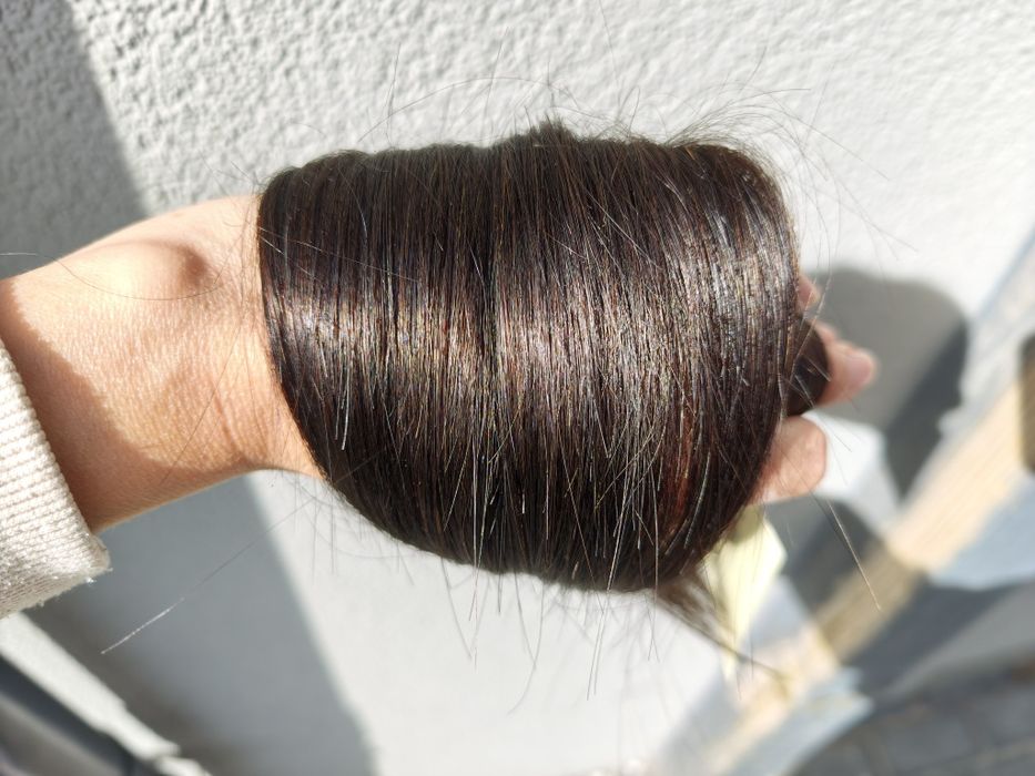 Włosy Tape On 1B bardzo ciemny brąz 55/57 cm 50 g – nowe