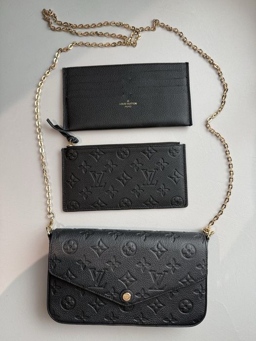 Torebka Louis Vuitton Pochette Félicie – Czarna Empreinte