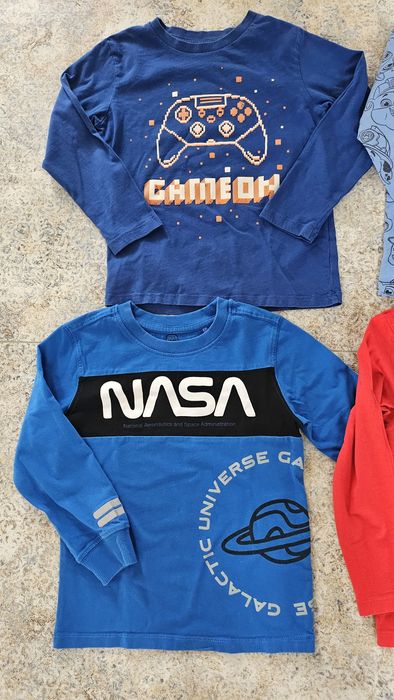 Zestaw,  koszulki, bluzki chłopięce,  rozm. 116, Smyk