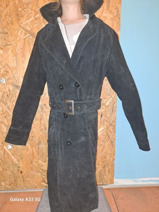 Płaszcz zamsz 34 xs
