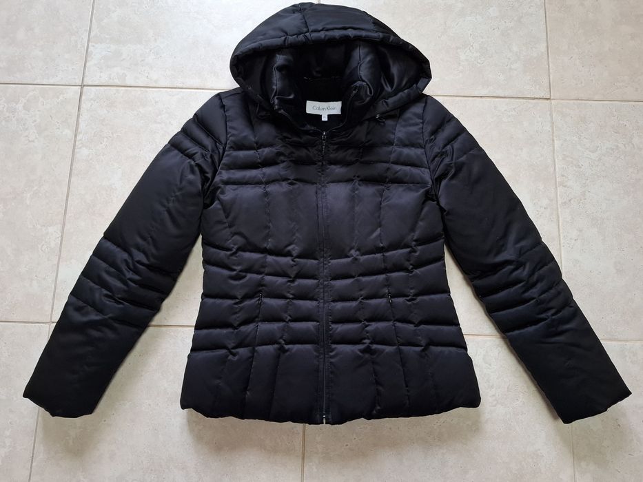 Куртка Calvin Klein/p S/чёрная с капюшоном