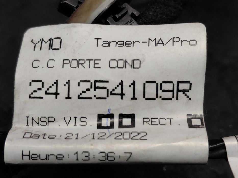 Instalação elétrica interior / cablagem interior DACIA Sandero II (5S_