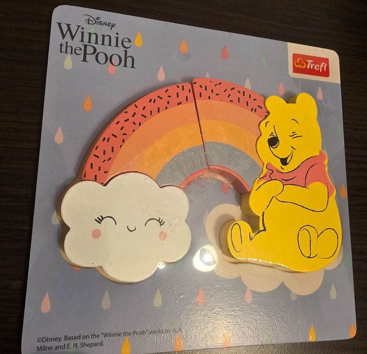 Nowe drewniane puzzle Trefl Disney