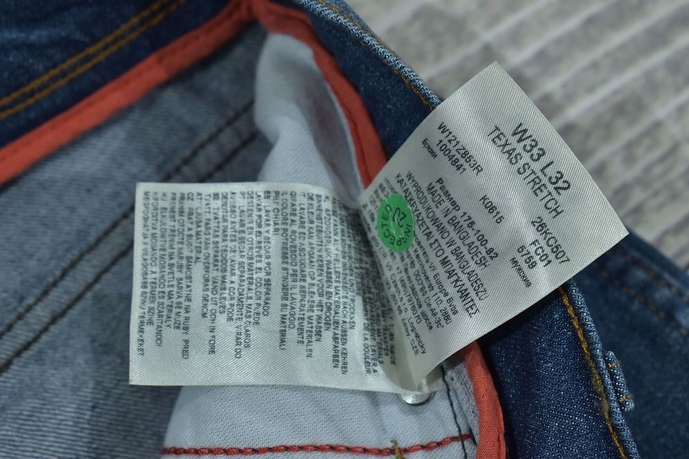 Wrangler Texas Stretch Spodnie Jeansy W33 L32
