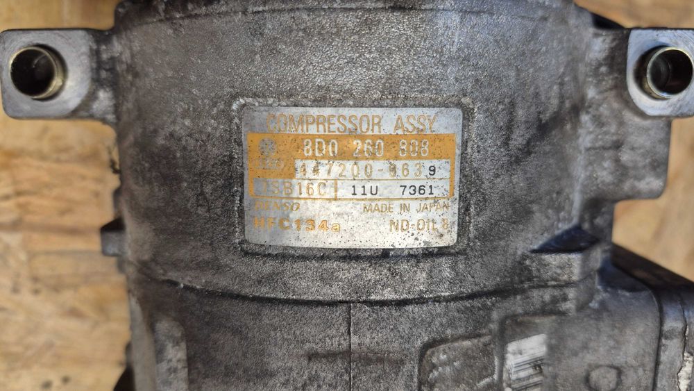 Compressor Ar Condicionado ORIGINAL AUDI/ DENSO REF: 8D0,260808