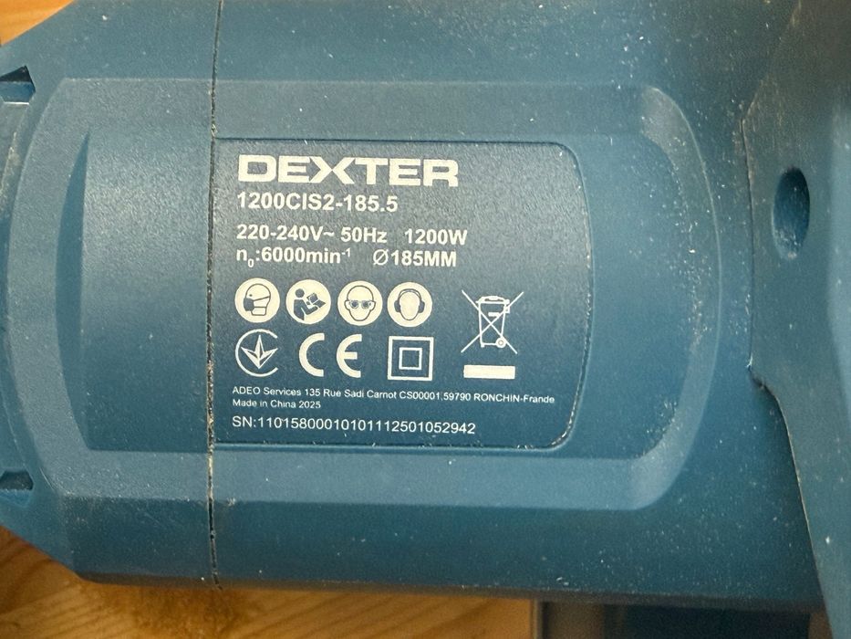Serra Circular Dexter 1200 W – 185 mm