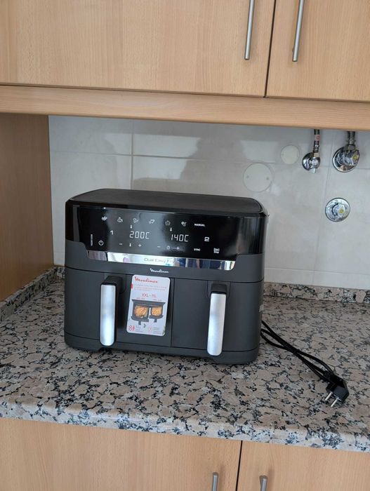 NOVA | Air Fryer MOULINEX Dual Easy Fry XXL 11L – Fritadeira sem Óleo