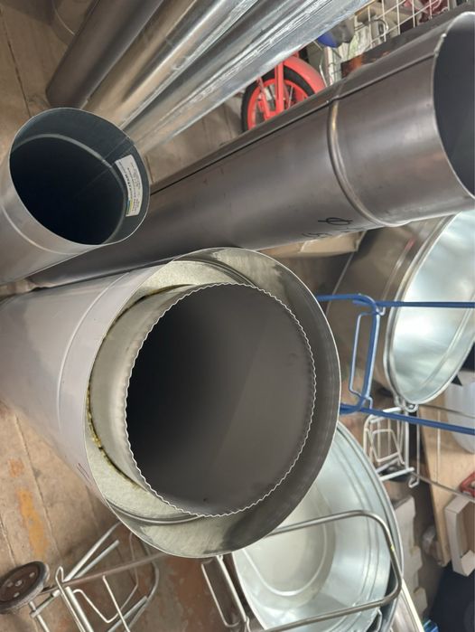 Труба нерж цинк сендвіч