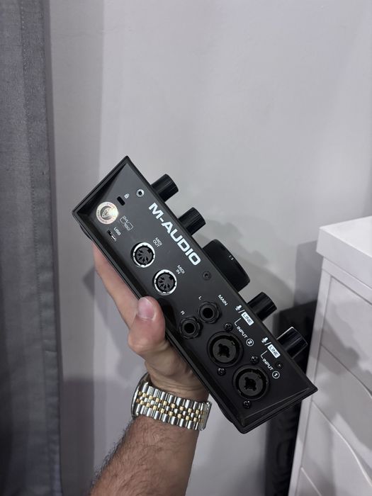 Placa de som m-audio + RODE NT1a