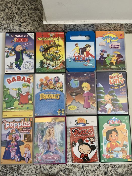 DVDs de filmes infantis
