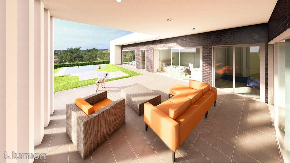 Terreno com projeto aprovado para moradia unifamilar