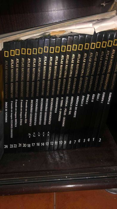 Coleccao livros national Geographic e atlas includo