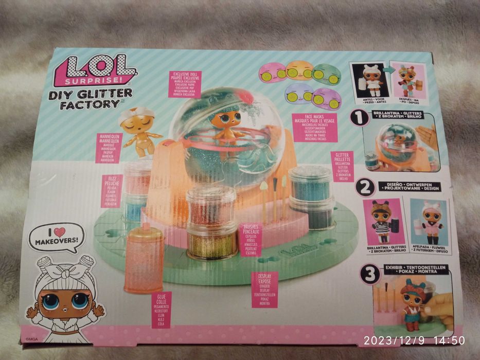 Zestaw LOL surprise Diy Glitter Factory