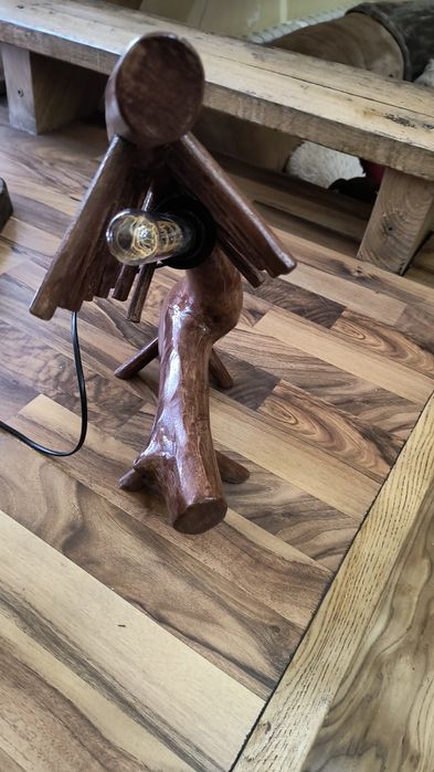 Lampa drewniana Nocna