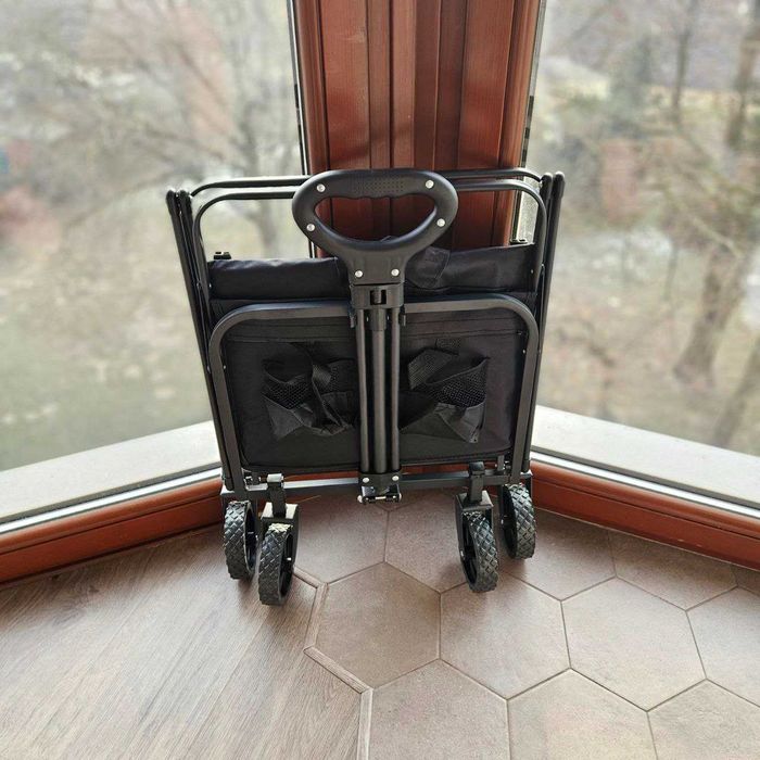 Duży Wózek Na Kółkach Wędkarski Plażowy Transportowy 100L Na Zakupy