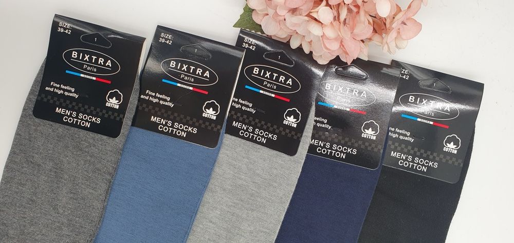 Bezuciskowe bawełniane skarpetki bawełna 39-42