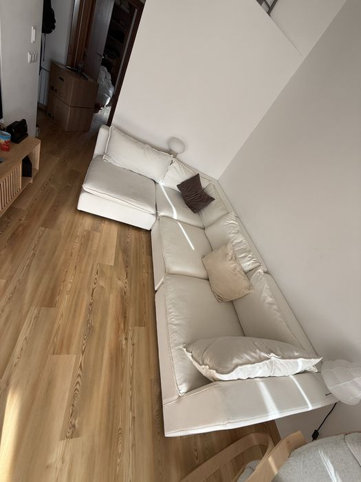 Sofá modular branco Sklum, 4 peças