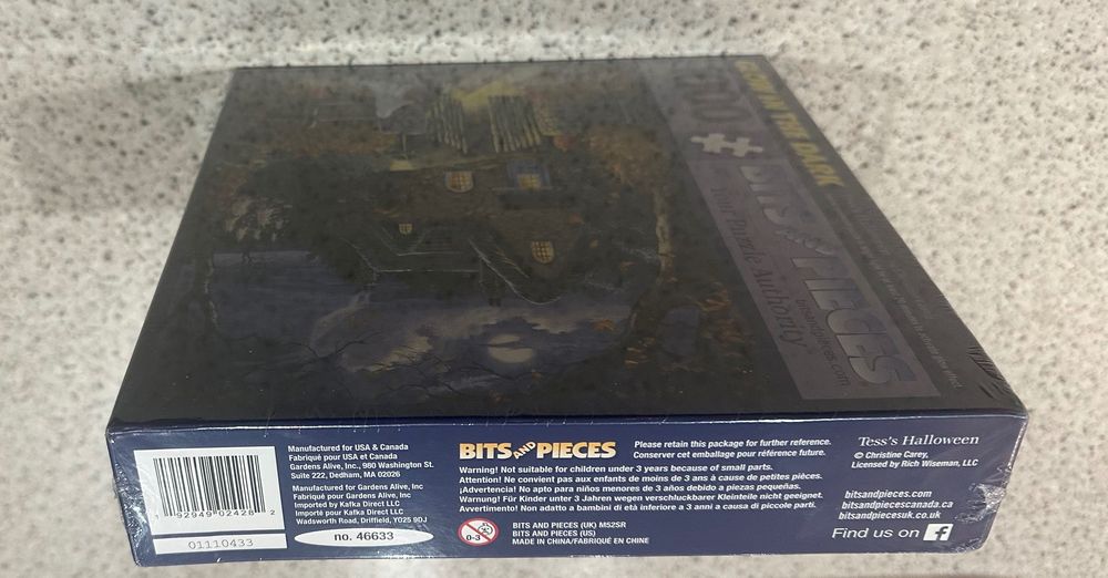 Пазл, що світиться в темряві. Виробник “Bits and pieces”.