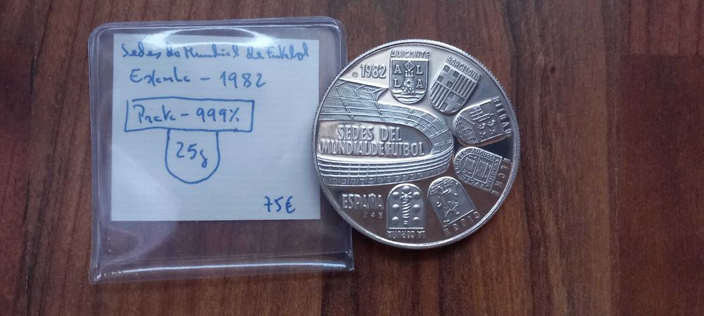 Medalha Mundial de Futebol Espanha'82 - prata