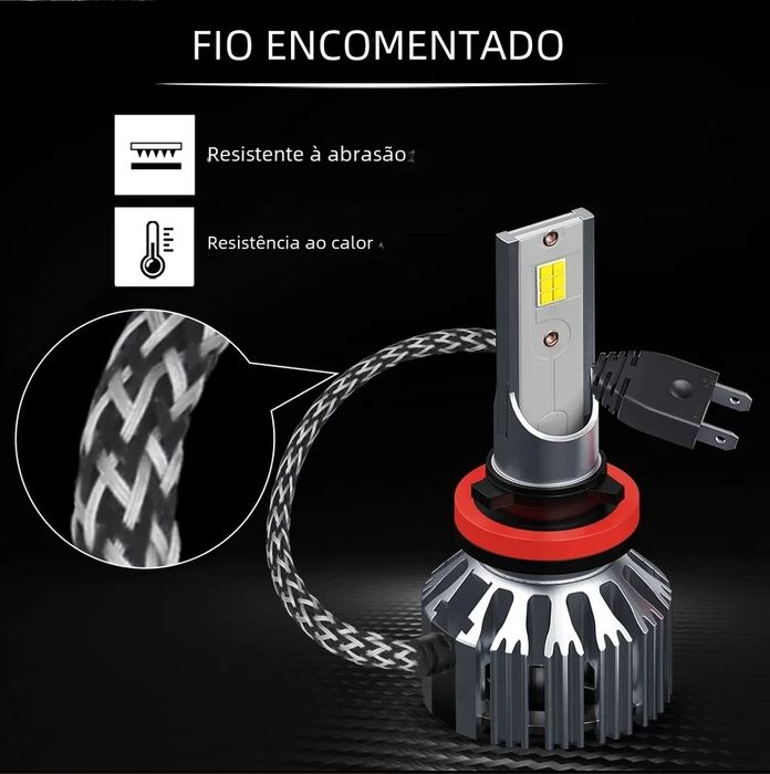 Lâmpadas Led 6000k só 25E ventilador