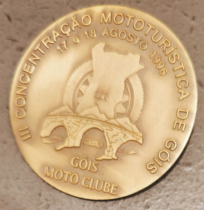 Medalha Moto clube de Góis.