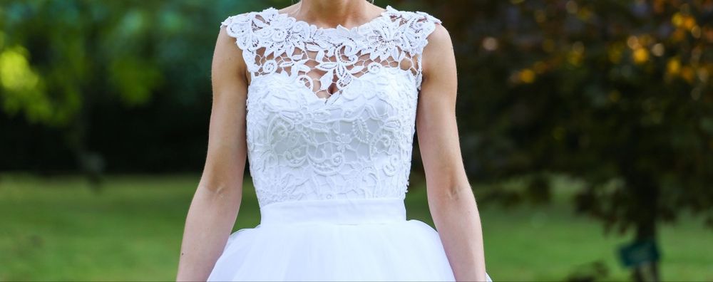 Suknia ślubna princessa księżniczka rozmiar 34-małe 36