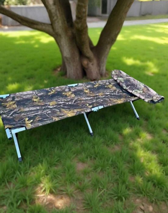 Розкладушка камуфляж для походів та відпочинку на природі