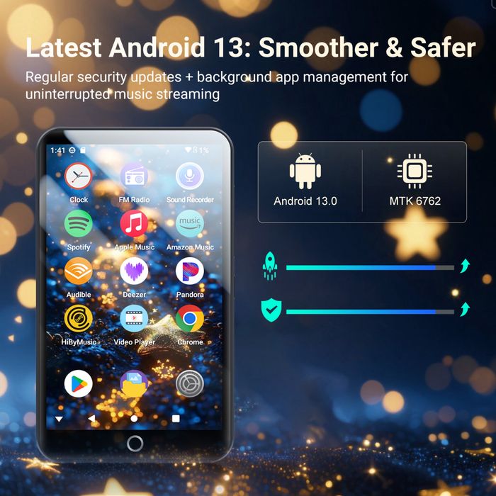 MECHEN H10 160GB Android MP3 Hi-Fi плеєр Spotify Wi-Fi Bluetooth новий запакований на подарунок