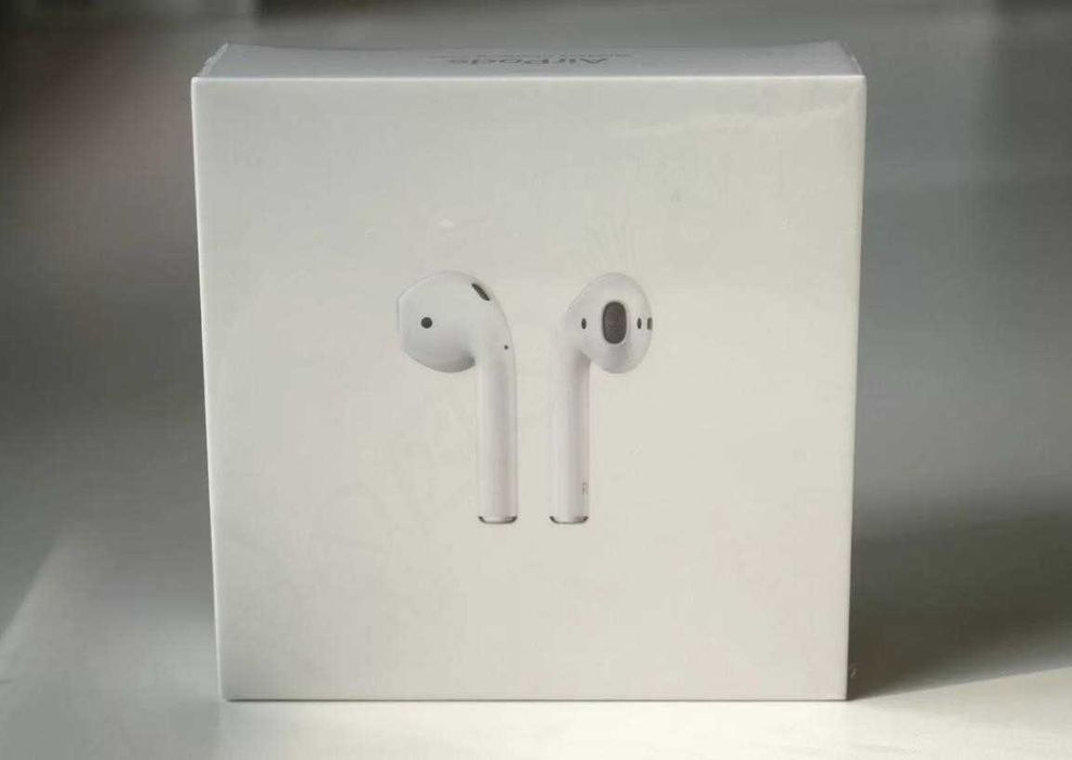 РОЗПРОДАЖ! New! Безпровідні навушники Airpods 2 + чохол на кейс!