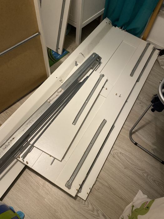Cama casal Brimnes Ikea + Colchão (Negociavel)