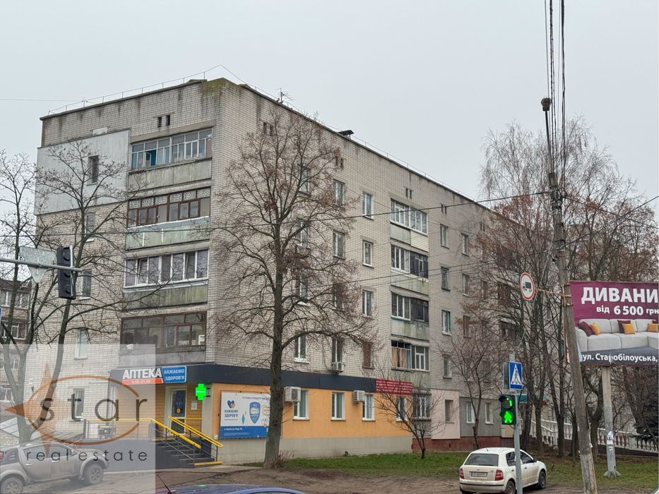 Продаж 1-кімн квартири пр-т Миру, Шанхай, 38 м2