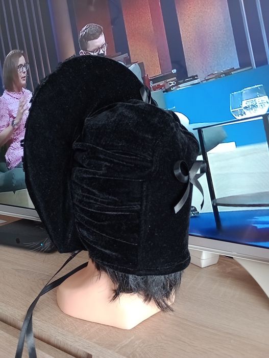 Nowy bonnet wiktoriański vintage lolita alternative