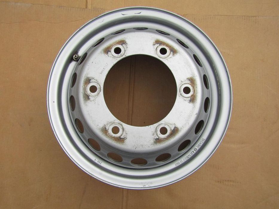 1x felga felgi 16 mercedes sprinter bliźniak w 906 w 907 906 vw crafter 5,5 j 6x205 et 117 piasta 161 mm