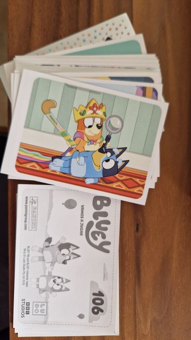 Cromos Bluey Vamos Brincar Juntos - Troca e Venda
