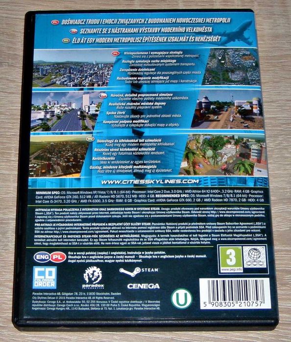 Gra PC : CITIES SKYLINES : Deluxe Edition / polska wersja