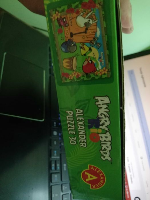 Angry Birds Puzzle 30 części. powyżej 3 lat używane.