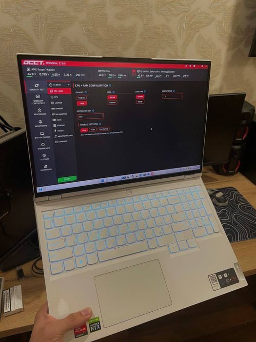 РЕЗЕРВLenovo Legion 5 Pro 16ARH7H | Ryzen 7 6800H | RTX 3070 | 16 ГБ DDR5 | 1 ТБ SSD