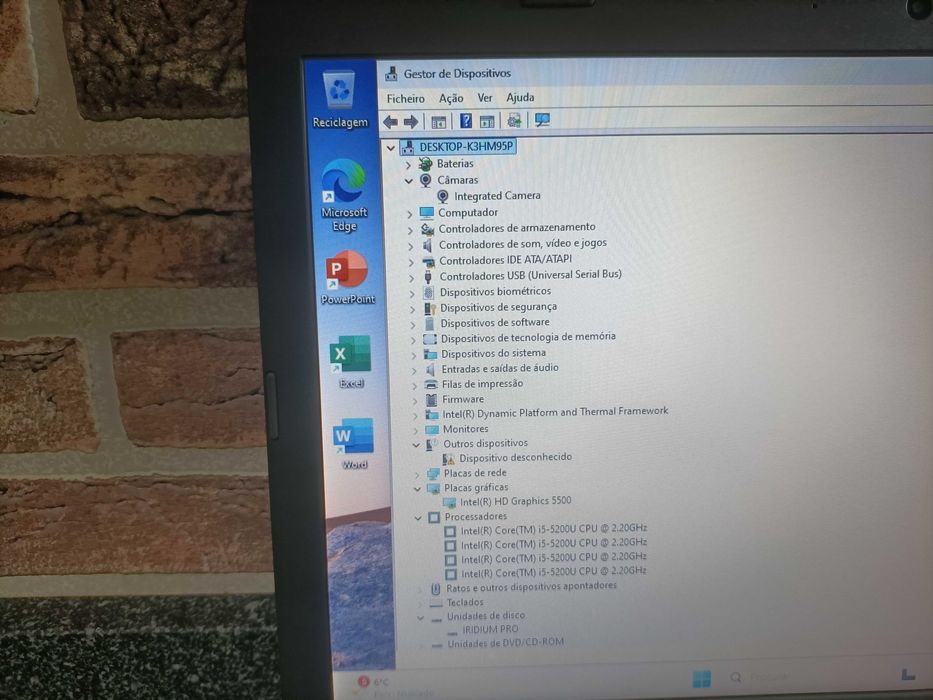 Lenovo ThinkPad E550 core i5 RAM 8gb SSD 120gb
