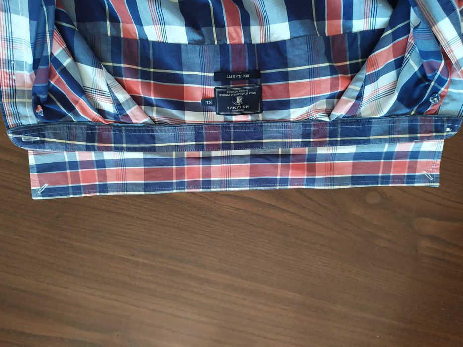 Camisa homem, xadrez, tam. XL