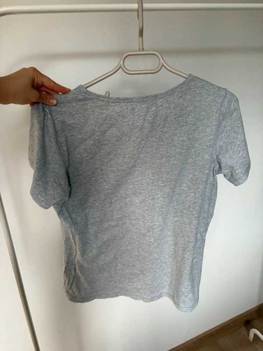 T-shirt z napisem 100 % bawełna