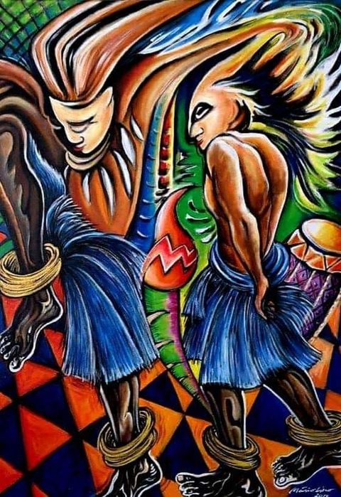 Quadros pintados a mão  grandes