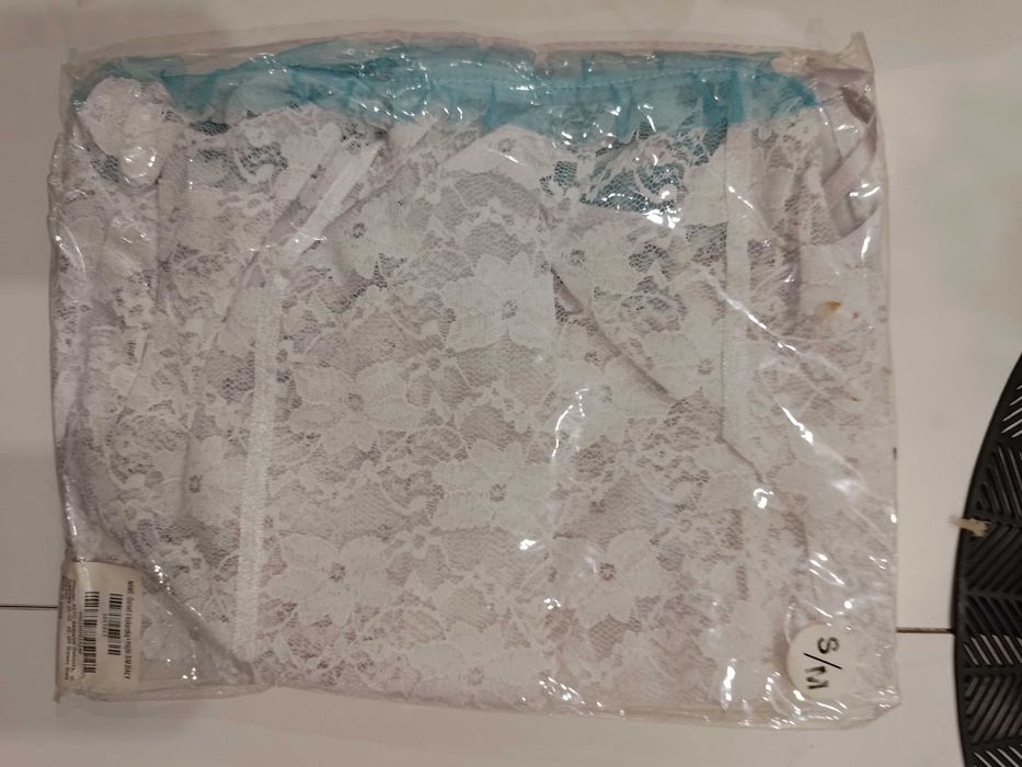 Gorset z kokardą + majtki + paski S/M Walentynki