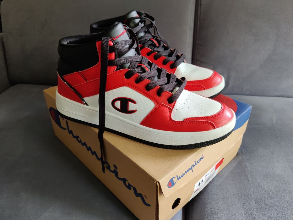 Sneakersy Champion czerwone r. 44 wysokie