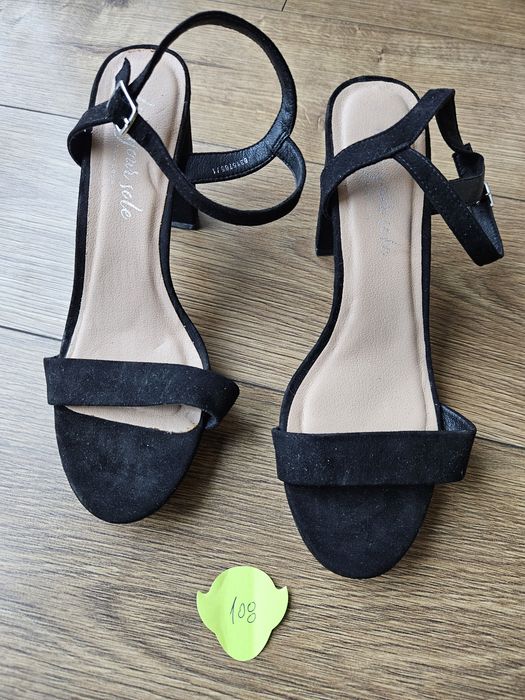 Buty damskie sandały czarne rozmiar 41