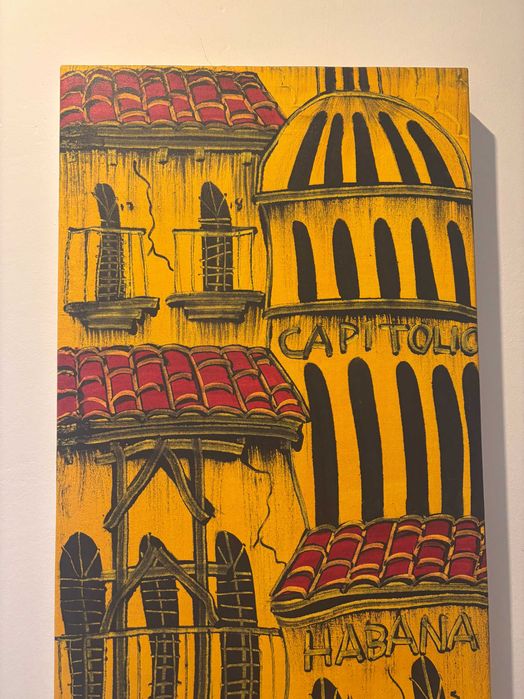 Pintura Cubana - Arquitetura de Havana