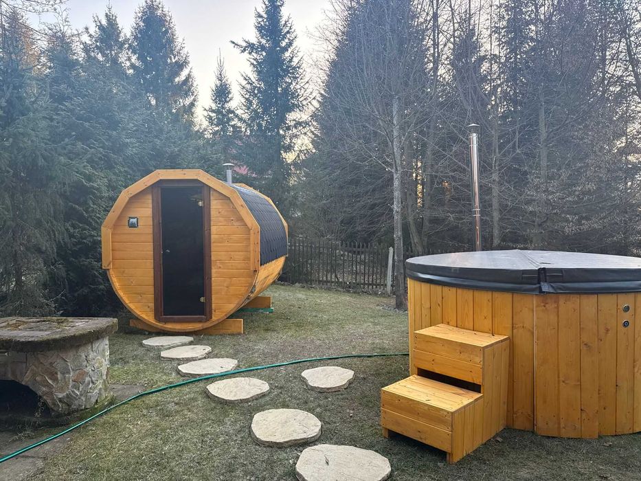 Domek w Międzybrodziu na wynajem z sauna i jacuzzi