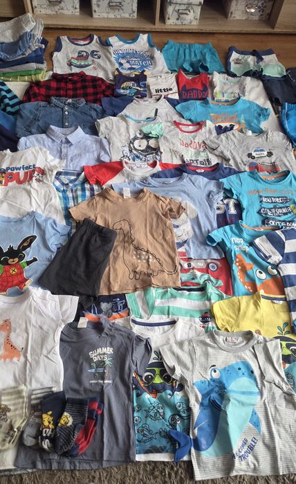 Duża paczka ubranek dla chłopca rozm. 86