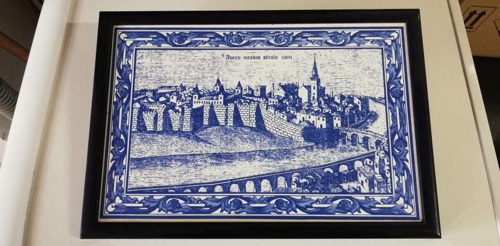 Quadro (azulejo de fábrica aleluia)