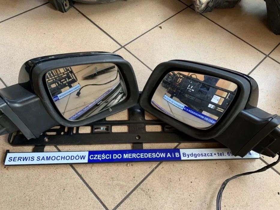Mercedes B klasa W245 A klasa W169 LIFT Lusterko zewn srebrne lak 761